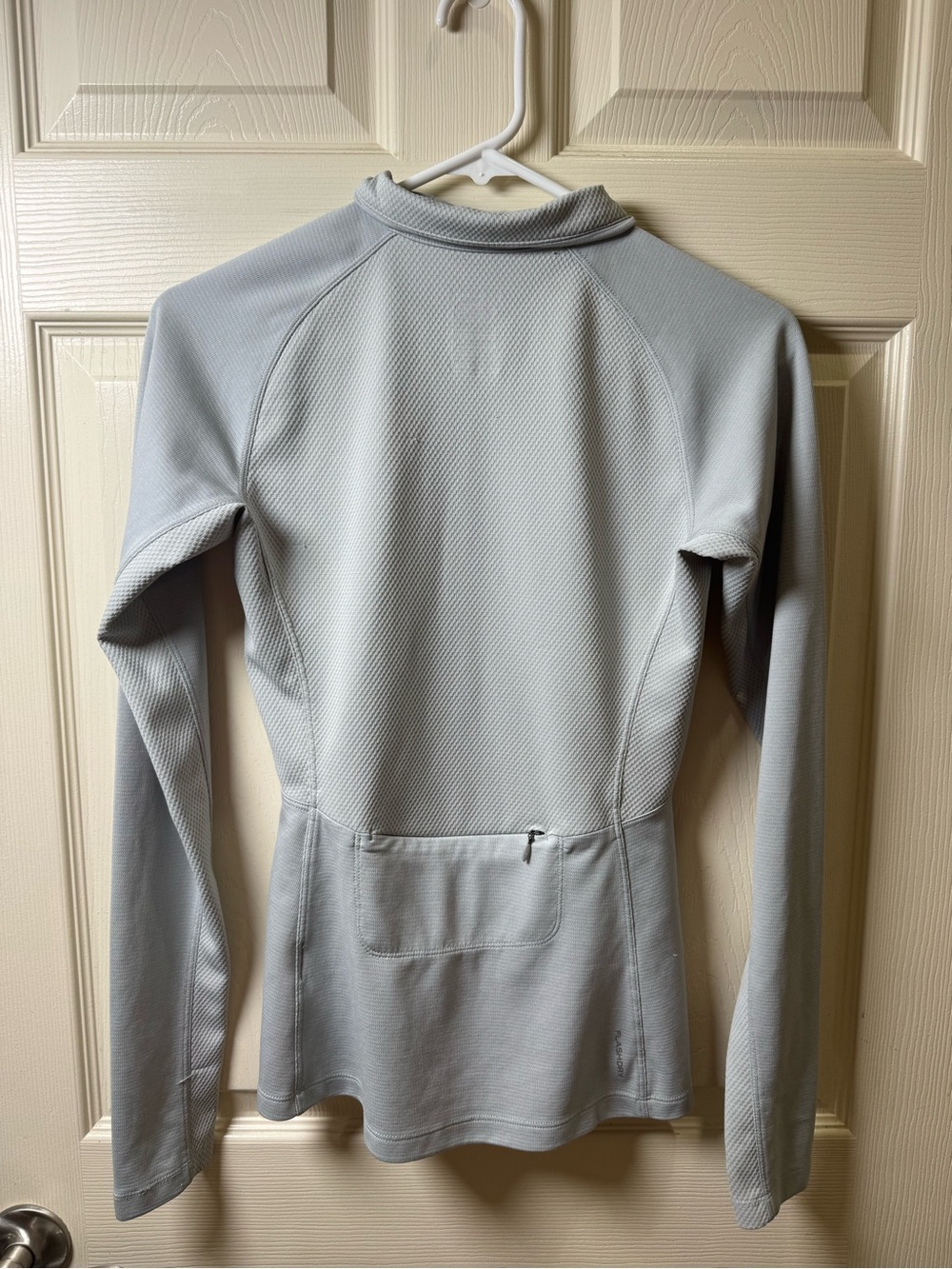 The North Face Women's Light Gray Half-Zip Hoodie Pullover - Picture 2 of 3